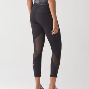Size 4 Lululemon Black Outrun Tight